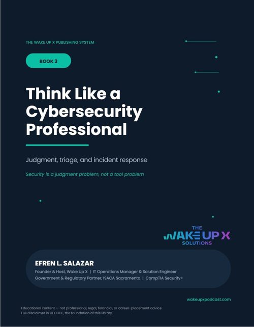 Cover of Think Like a Cybersecurity Professional